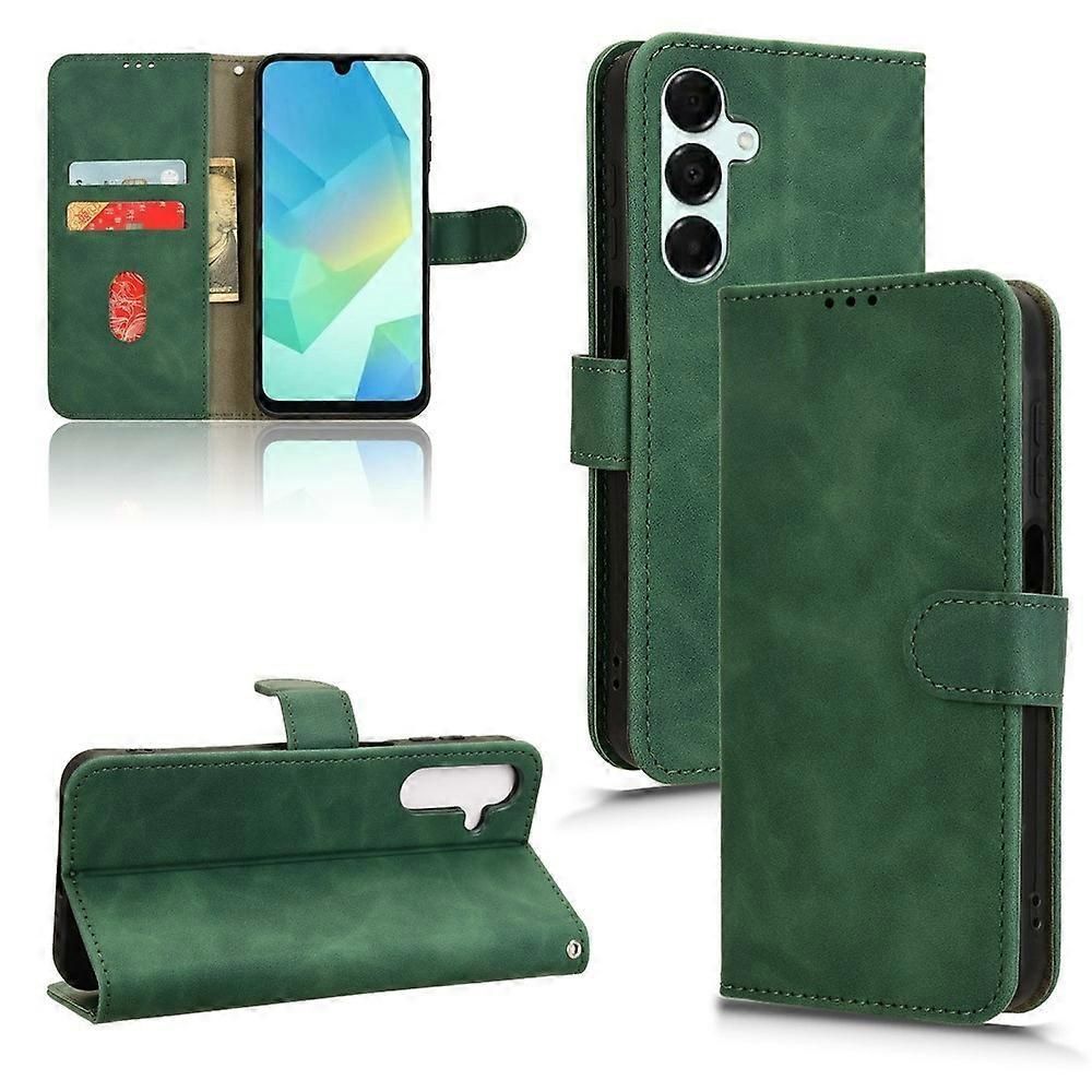 For Samsung Galaxy A16 5G Leather Case Skin-Feel Anti-Drop Wallet Flip Phone Cover