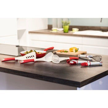 XAVAX 111567 Ladle, made of nylon, 30 cm, red/white