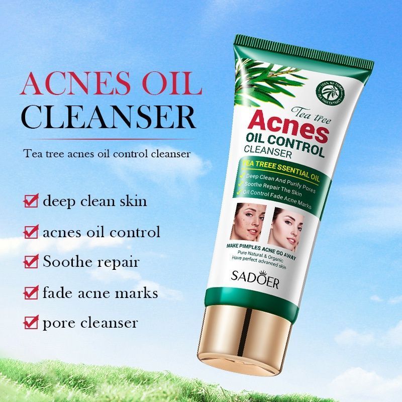 Tea Tree Facial Cleanser Deep Pore Cleansing Face Wash - SD49853