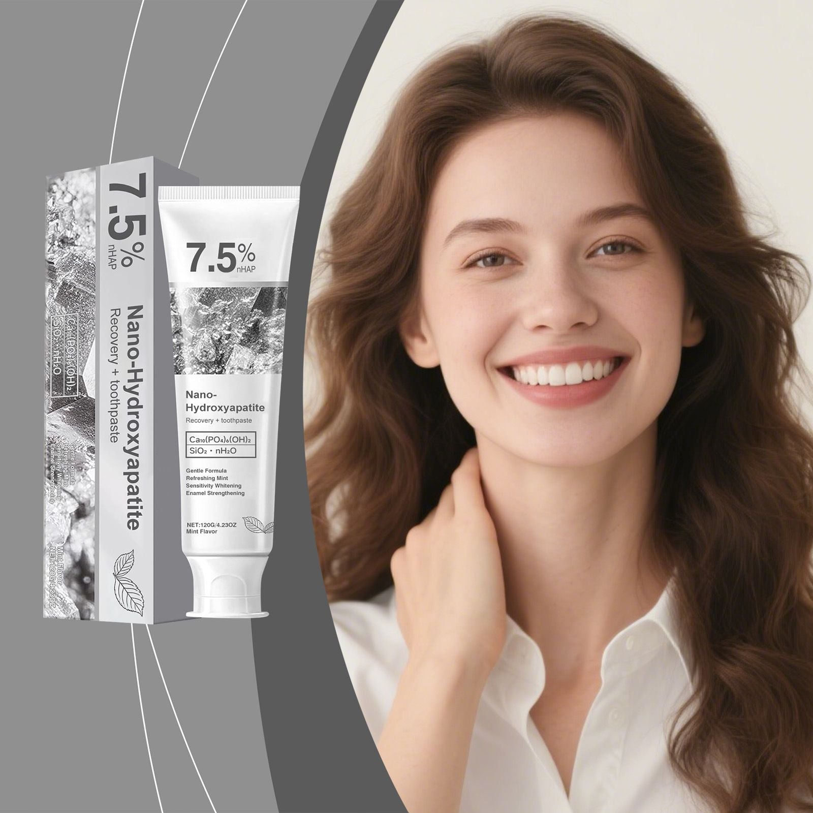 Whitening Toothpaste Deep Clean Fresh Breath 120g