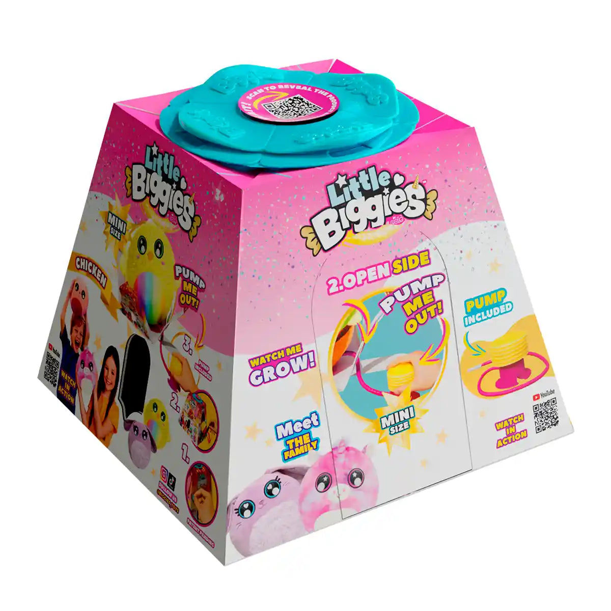 Biggies Inflatable Little Biggies White Unicorn