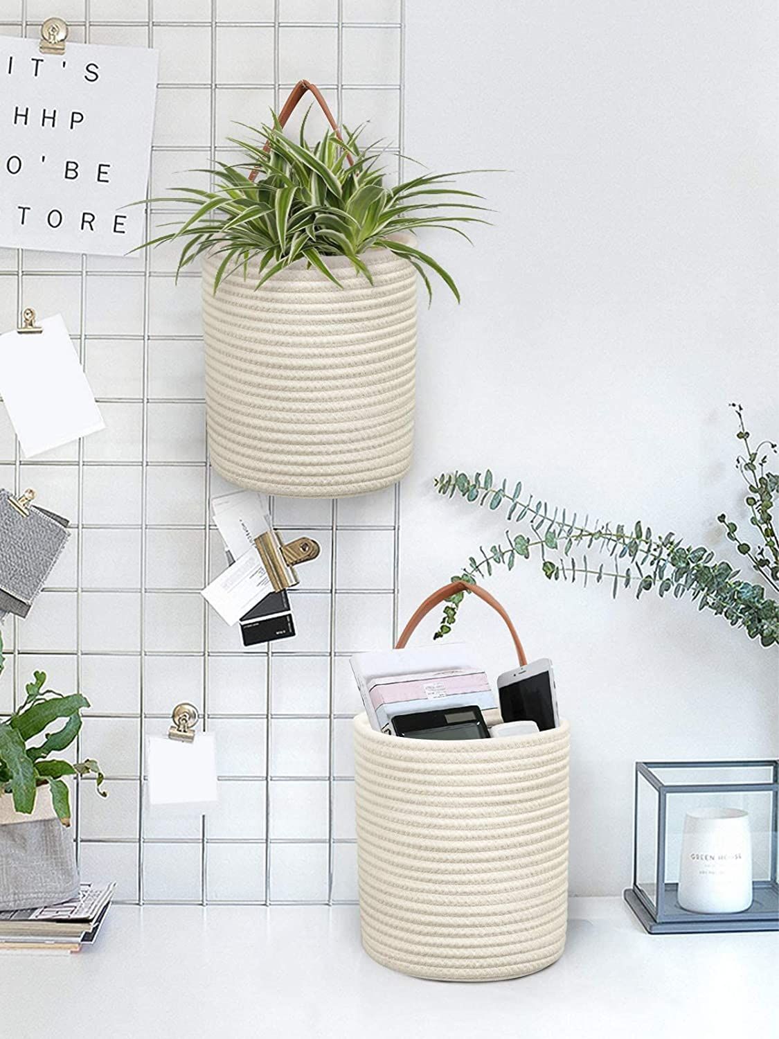 AIESY® Handcrafted Decorative Rope Plant Hanging Basket