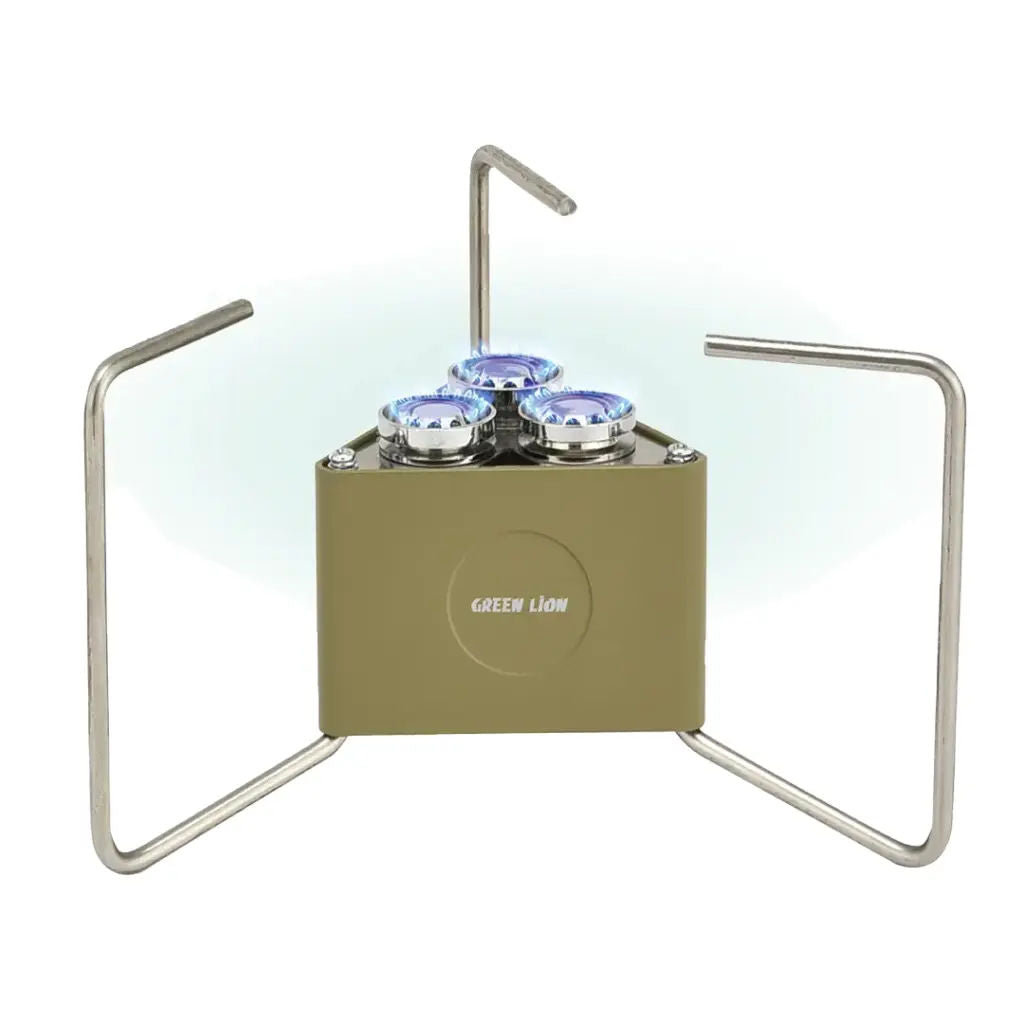 Green Lion 3-Burner Foldable Camping Stove