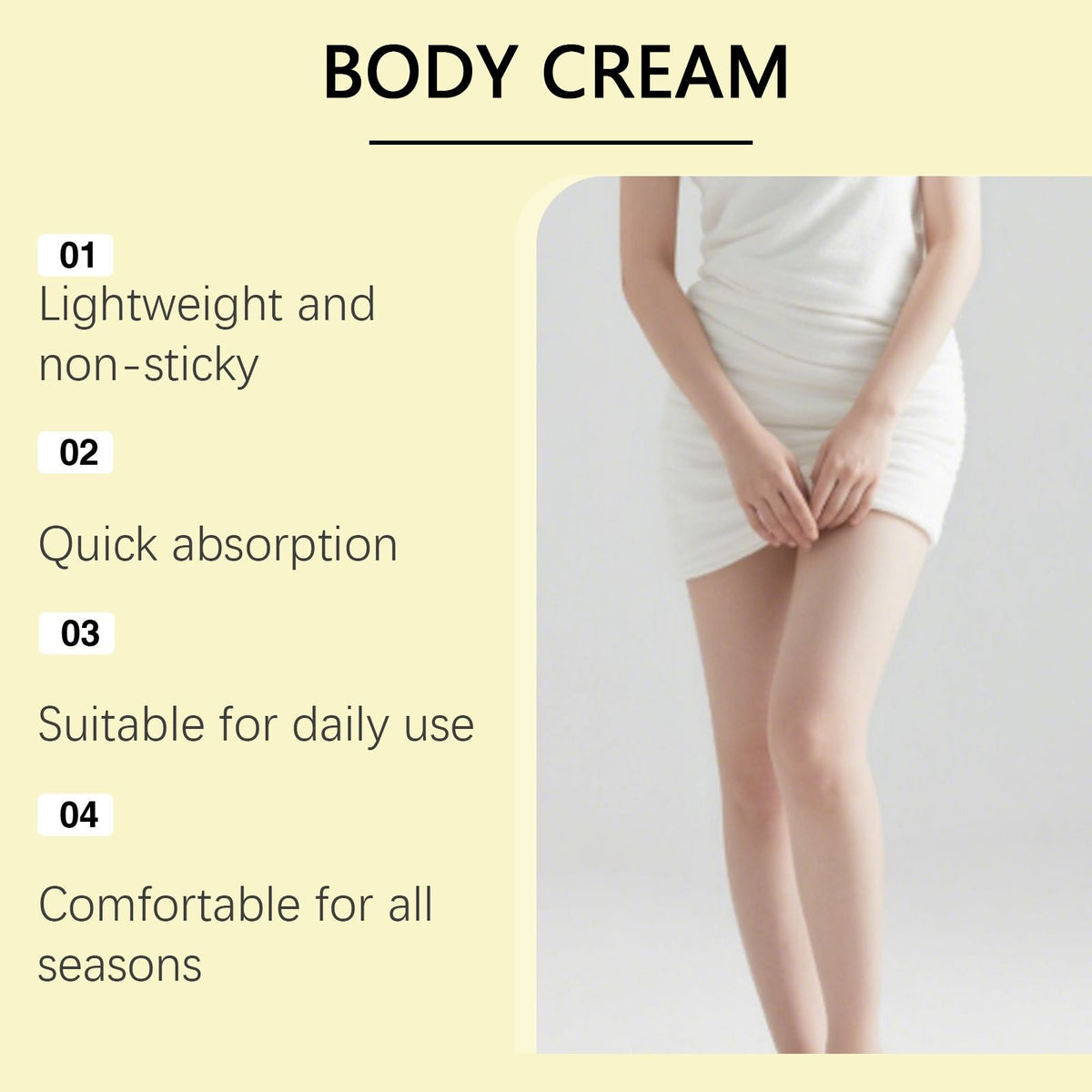 Moisturizing Body Cream Lightweight Hydration 59g