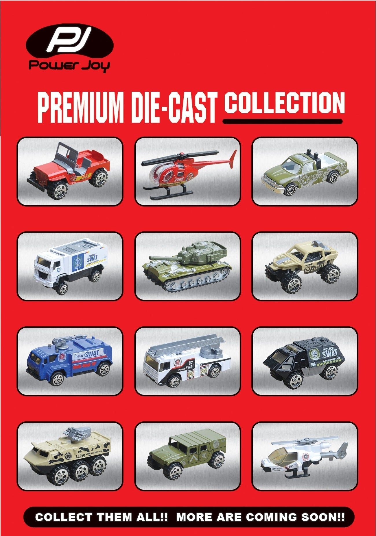 P.JOY V.VROOM DIECAST PREMIUM 5IN1 1/64