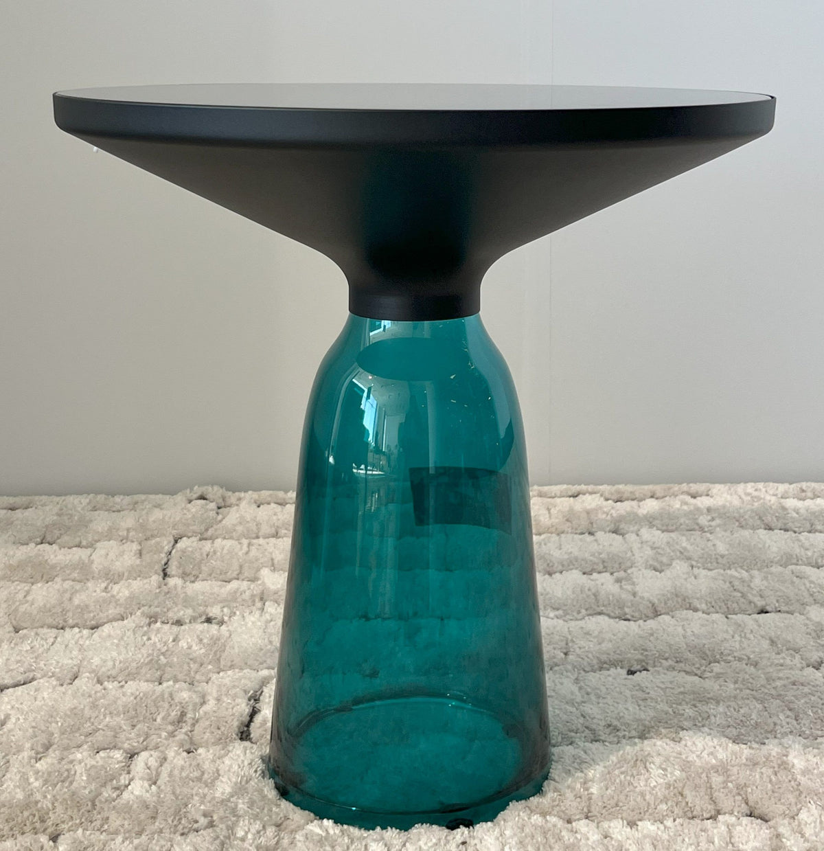 Teal and Black Coffee Table #0926-1-1