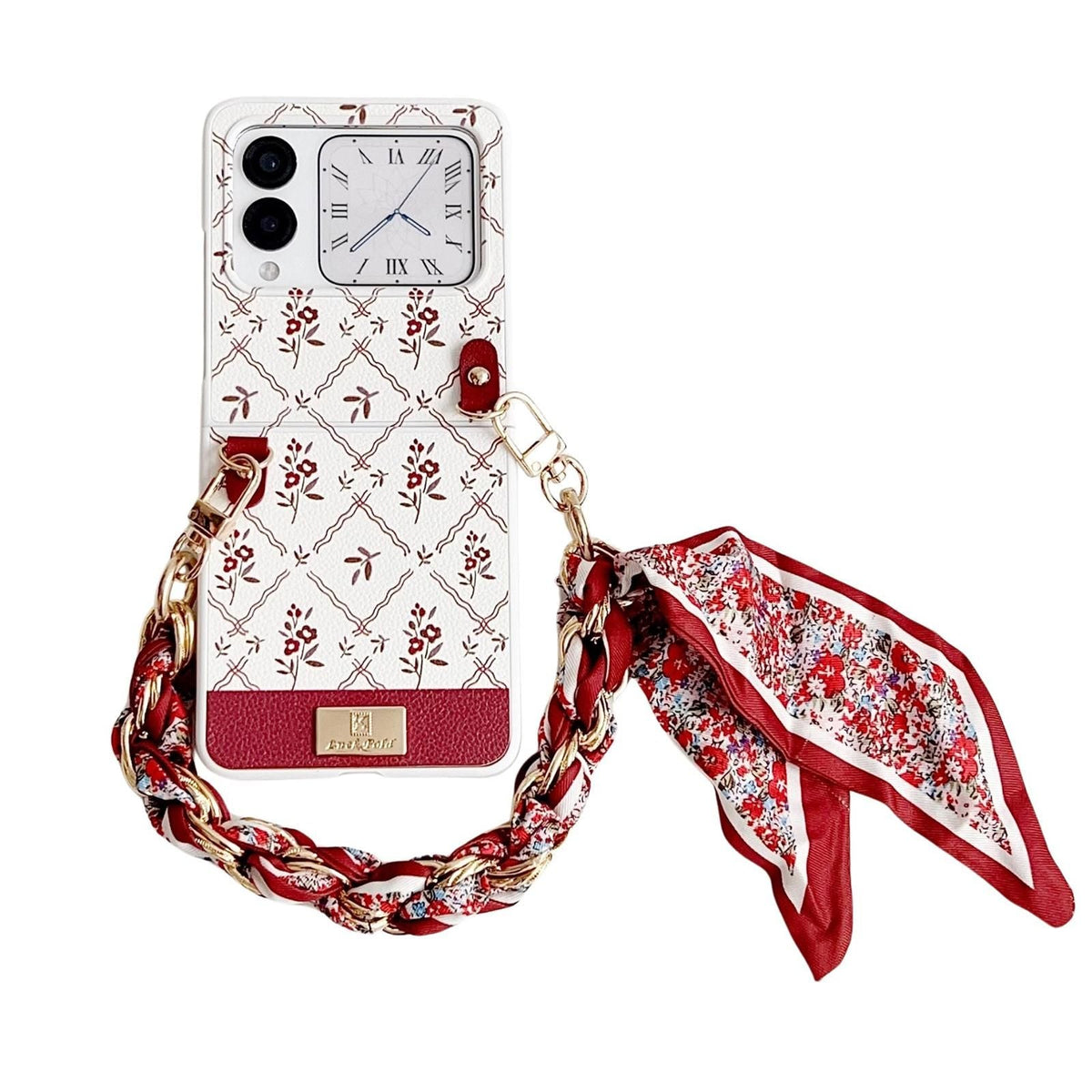 Luck Flower Pattern Strap Case For Huawei Nova Flip