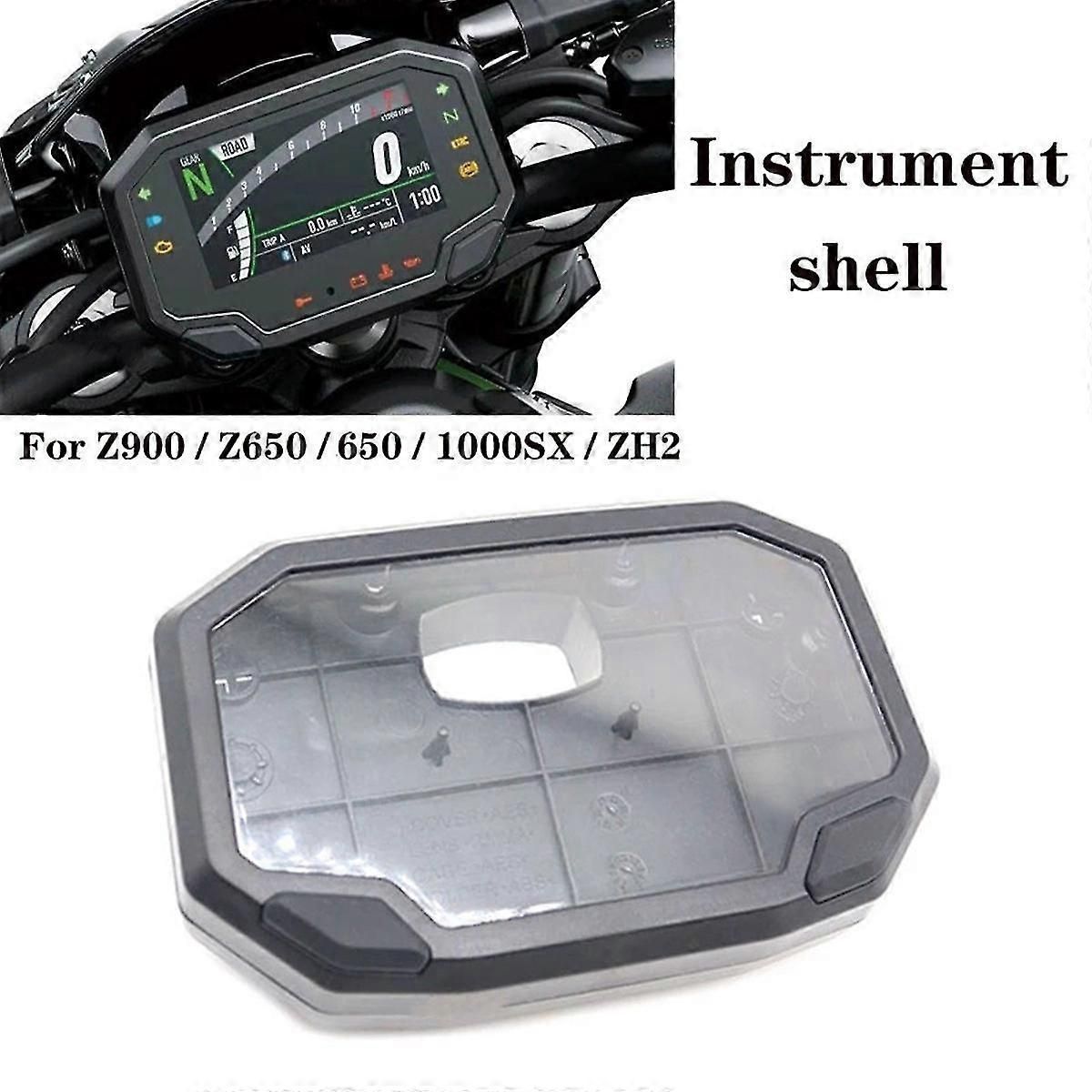 Motorcycle LCD Speedometer Tachometer Instrument Case Cover for Z900 Z650 Ninja650 Z1000sx Zh2 2020 Models Transparent HD Plastic