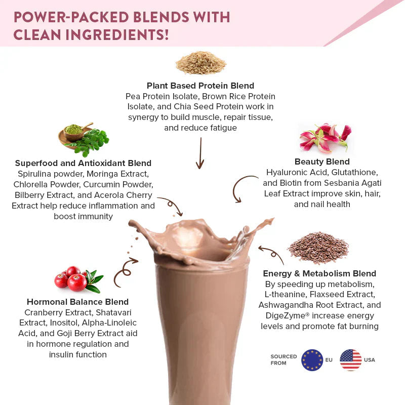 Well Being Nutrition Superfood Plant Protein Chocolate Peanut Butter and Daily Fiber Vanilla Berry Flavor