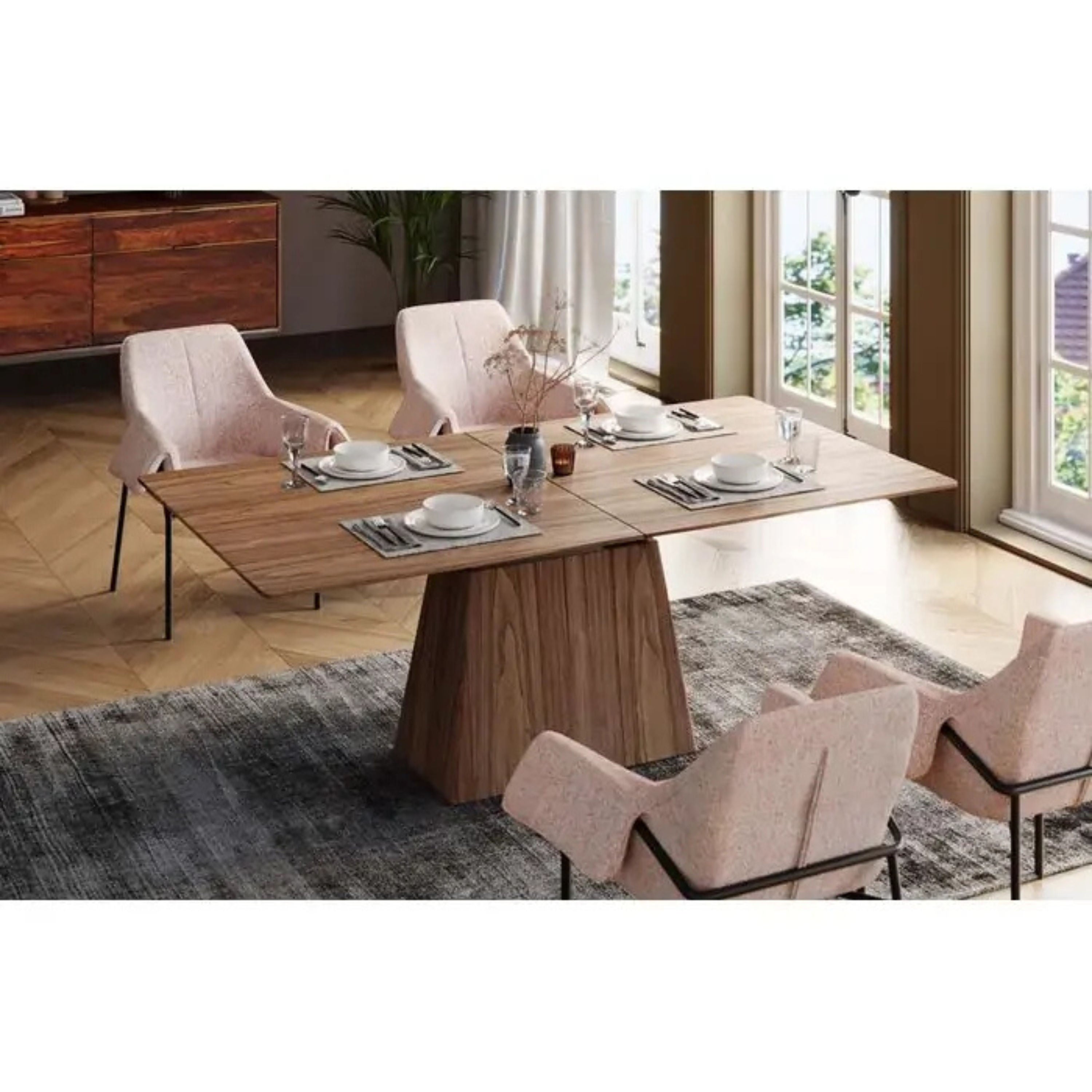Extension Table Benvenuto Walnut 200-250cm