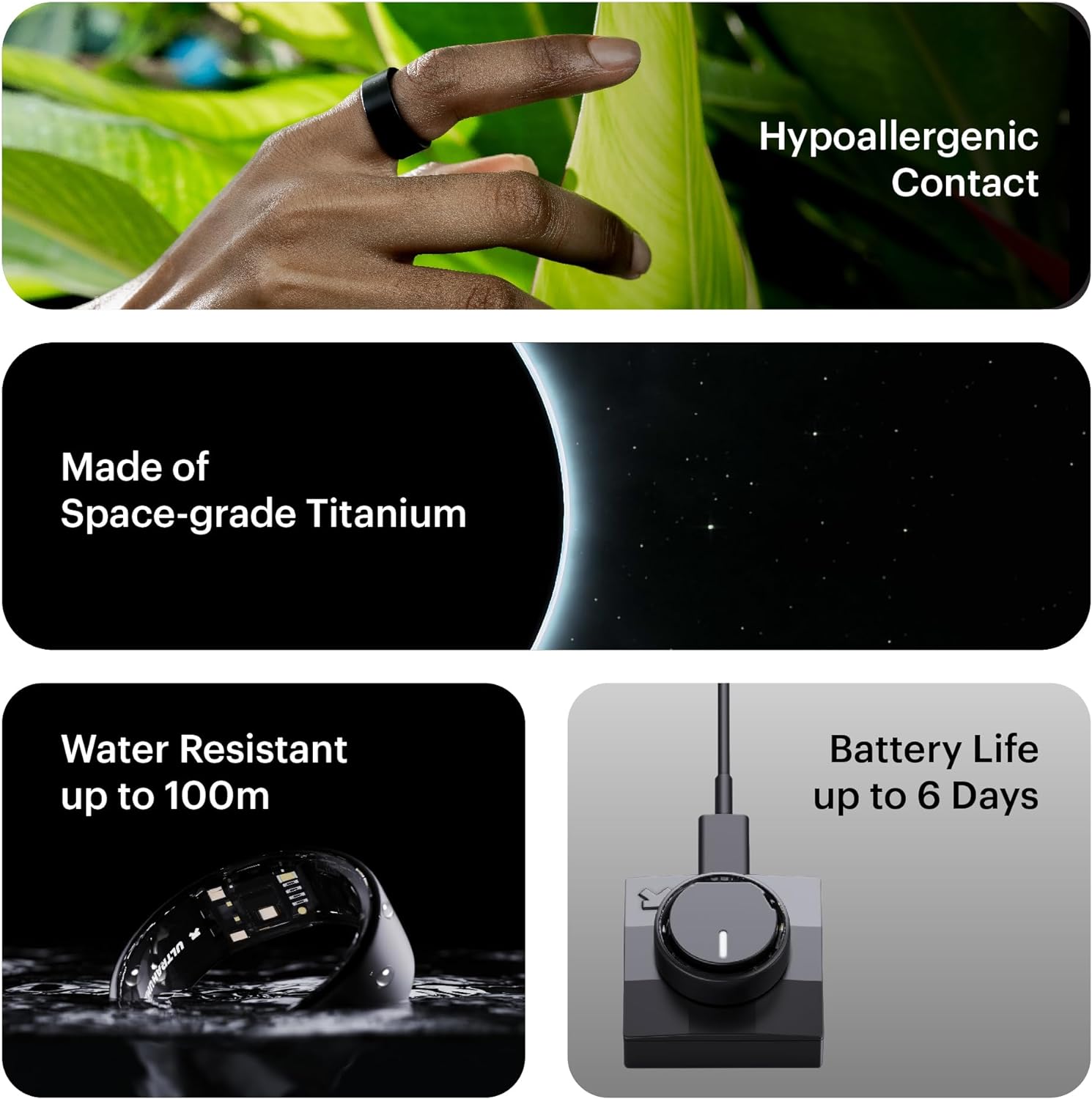 Ring Color: Matt Black S... . Ultrahuman