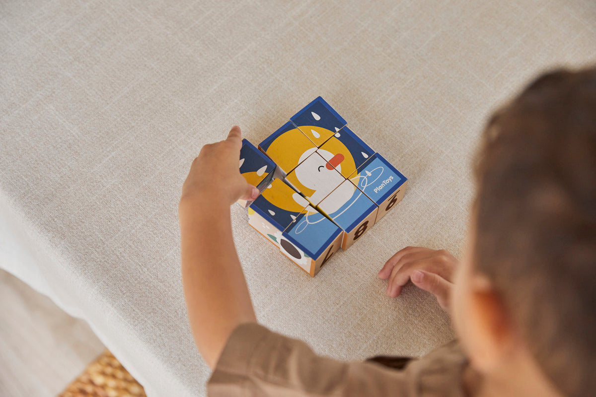 PlanToys Animal Puzzle Cubes