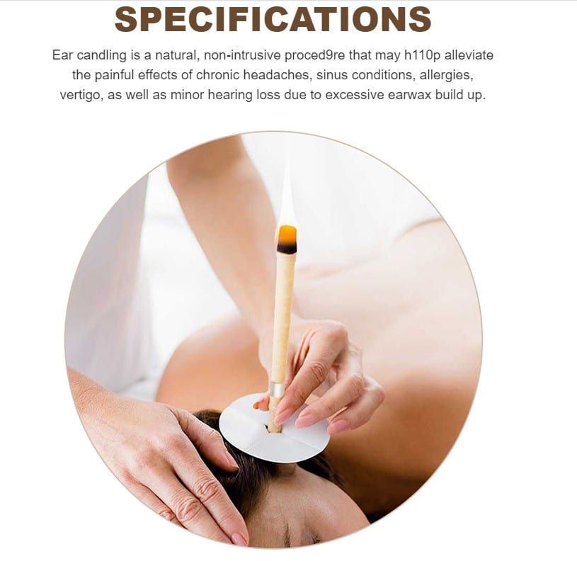 Ear Candle Indian Hopi Beeswax Ear Candle Natural Aromatherapy Ear Wax Remover