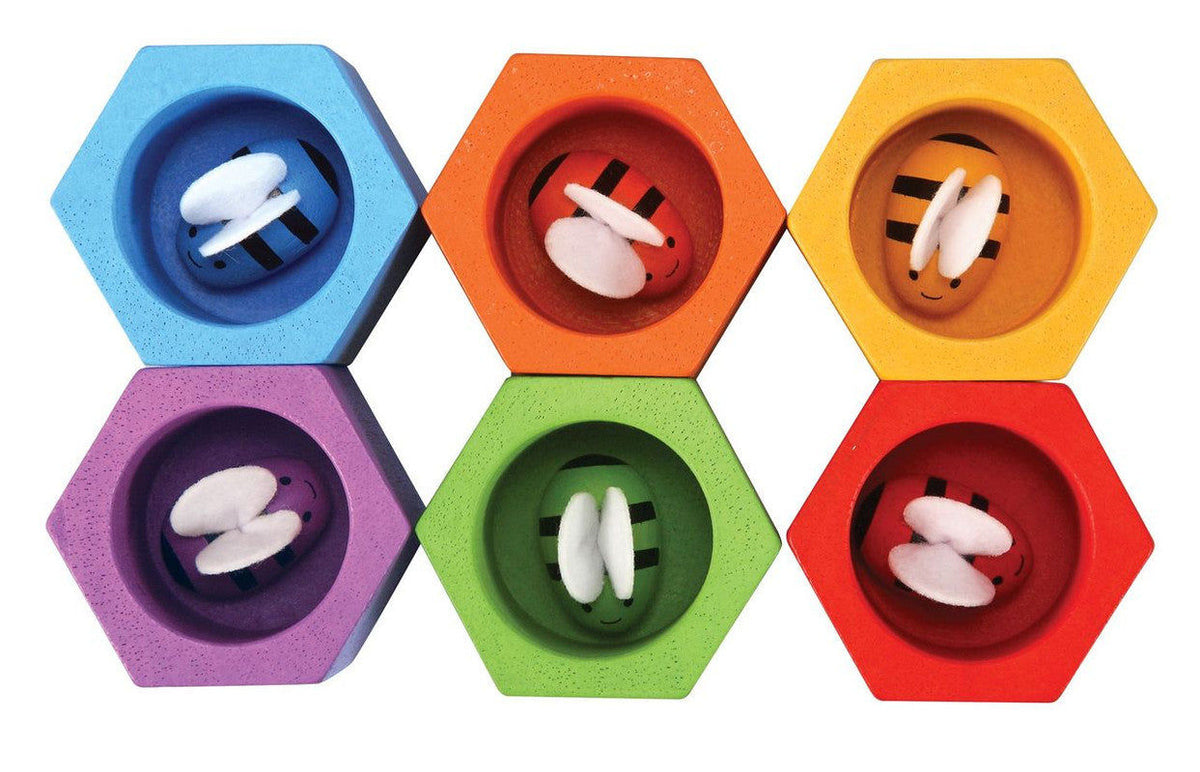 PlanToys Beehives — Wooden Fine Motor Toy