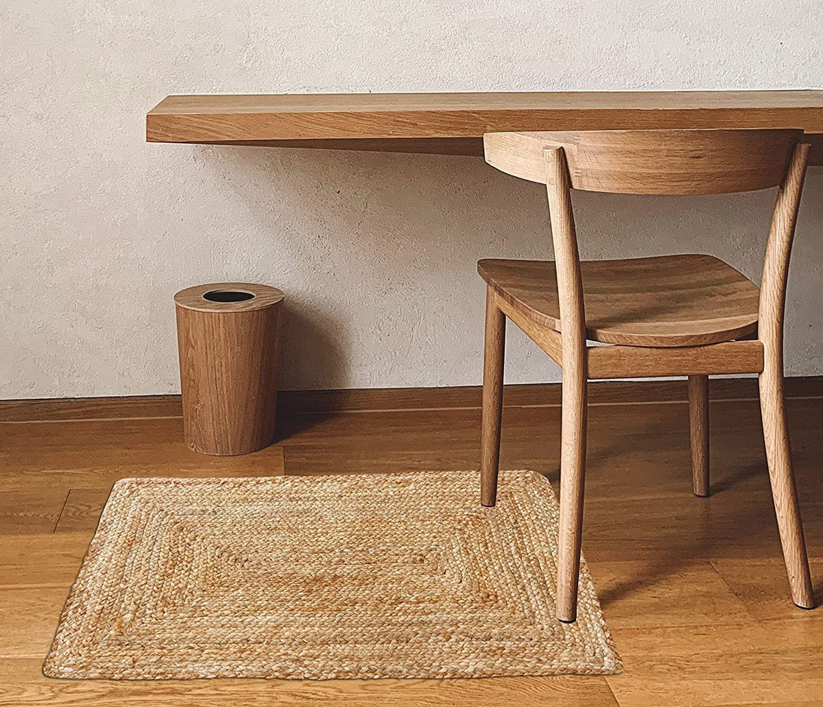 AIESY® Beautiful Handwoven Jute Reversible Door Rug
