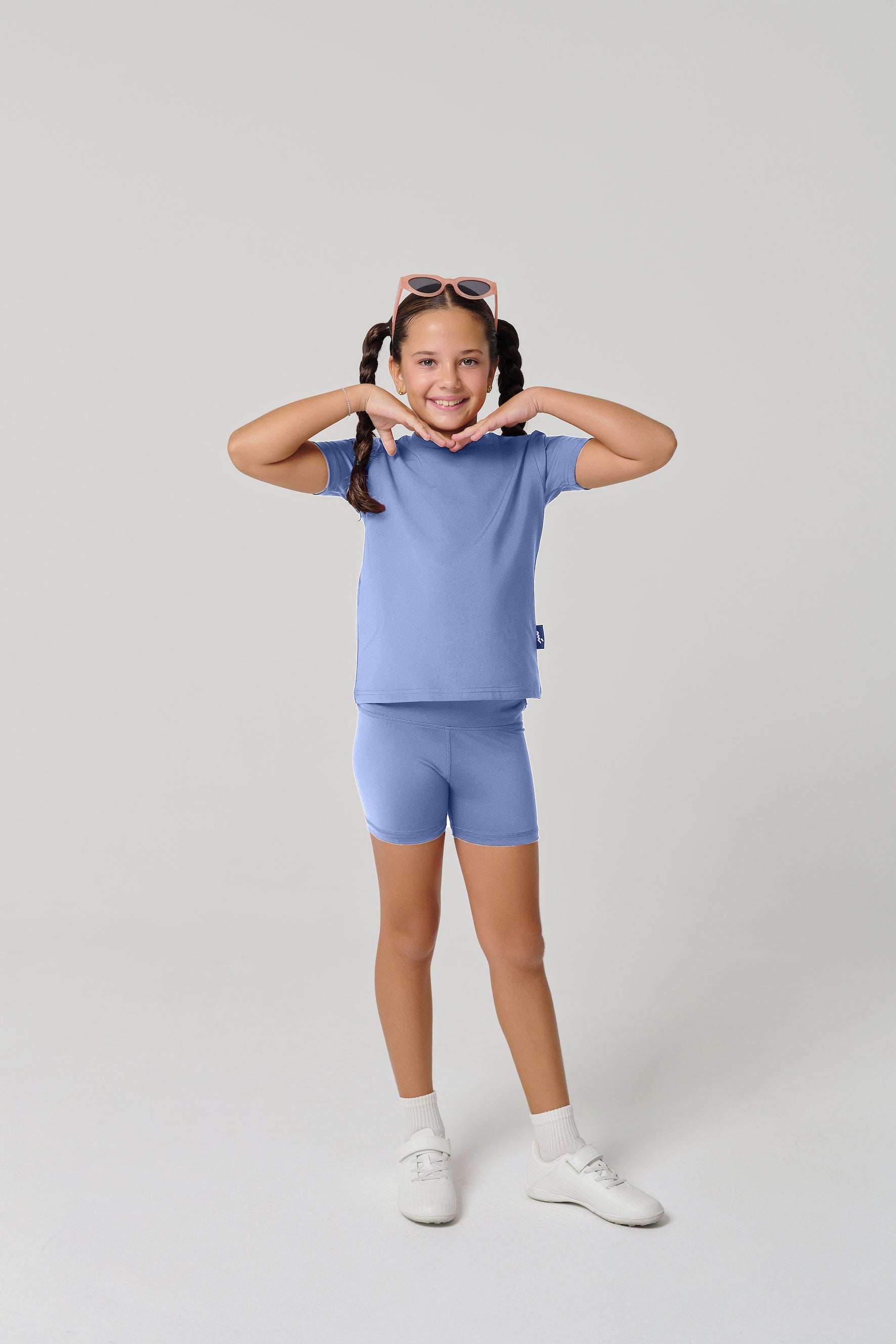 MULU Classic Kids Bikershorts - Light Blue