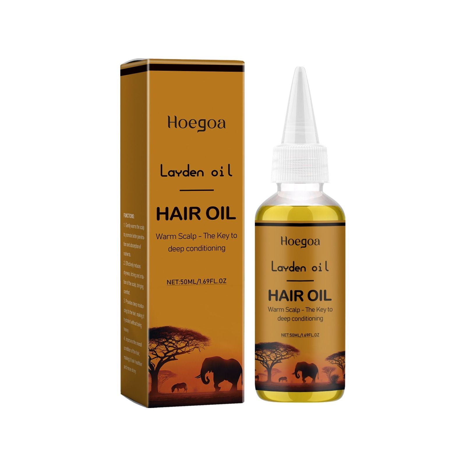 Nourishing Hair Oil for Dry Frizzy Hair 50ml