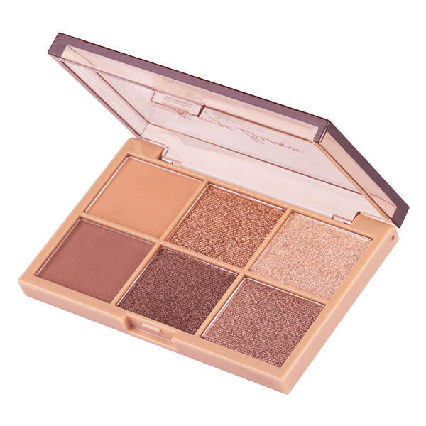 BRONZE BROWN EYE PALETTE 0.7G X 6COLORS BABY BRIGHT (M)
