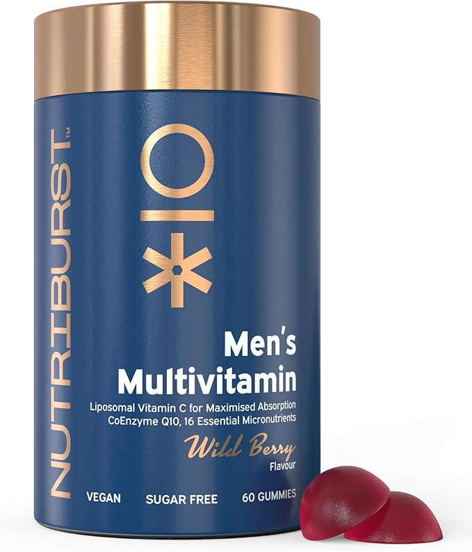 Nutriburst Men's Vitamins Wild Berry 60 Gummies