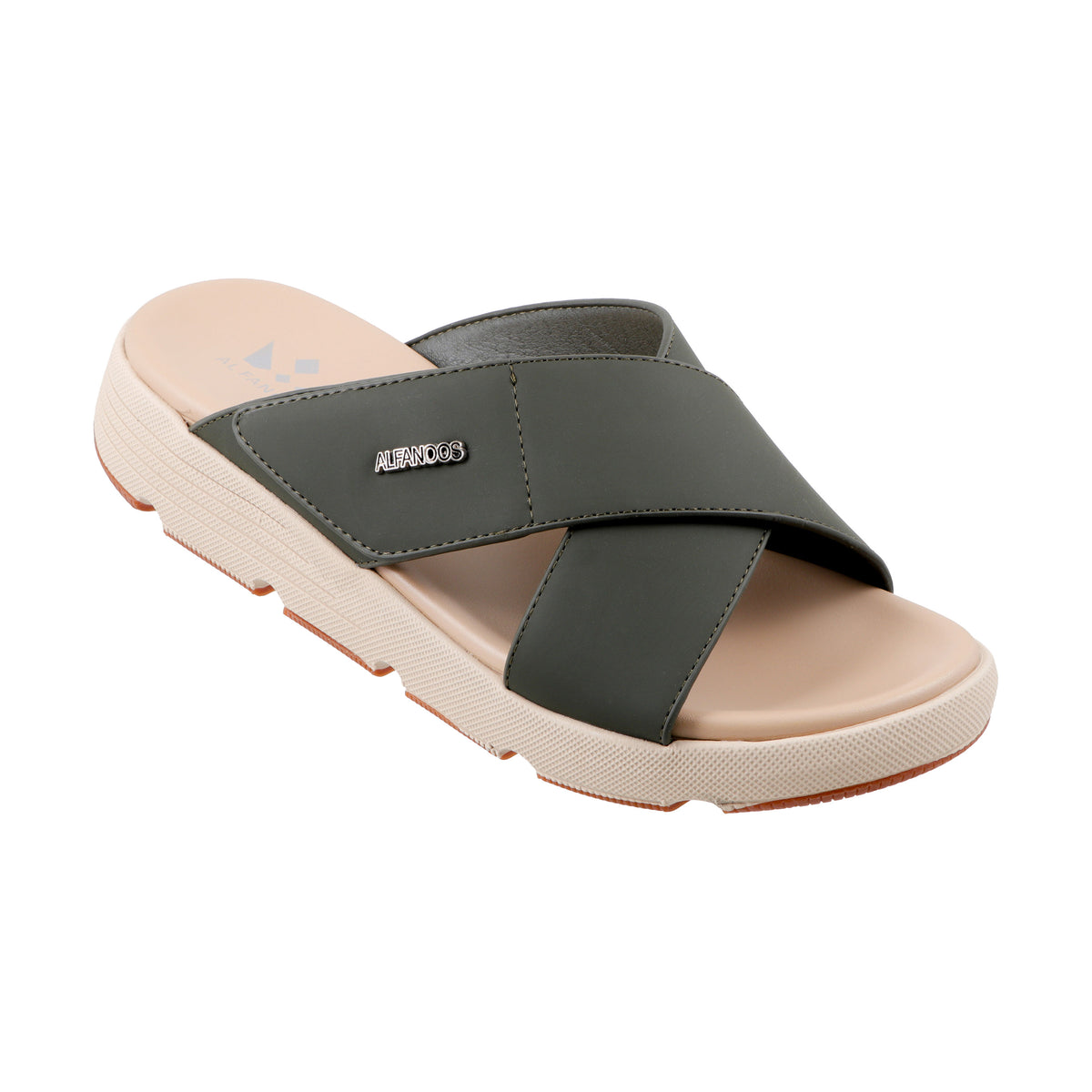 AL FANOOS Men's Medicated Sandals with Microfiber Upper, PU Foam Insole & EVA-TPR Sole