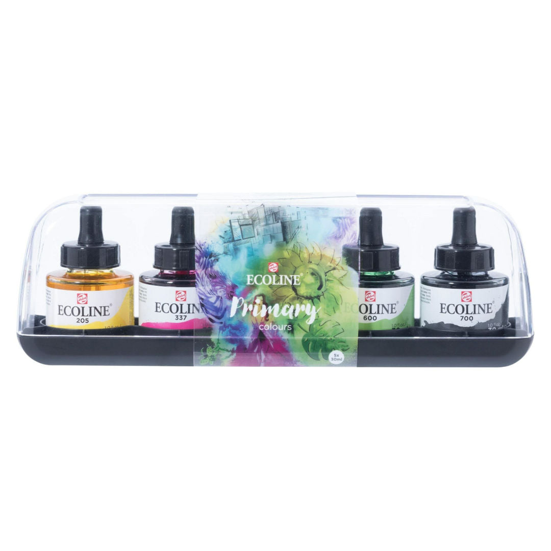 Royal Talens Ecoline Liquid Primary Watercolour Set, 11259900