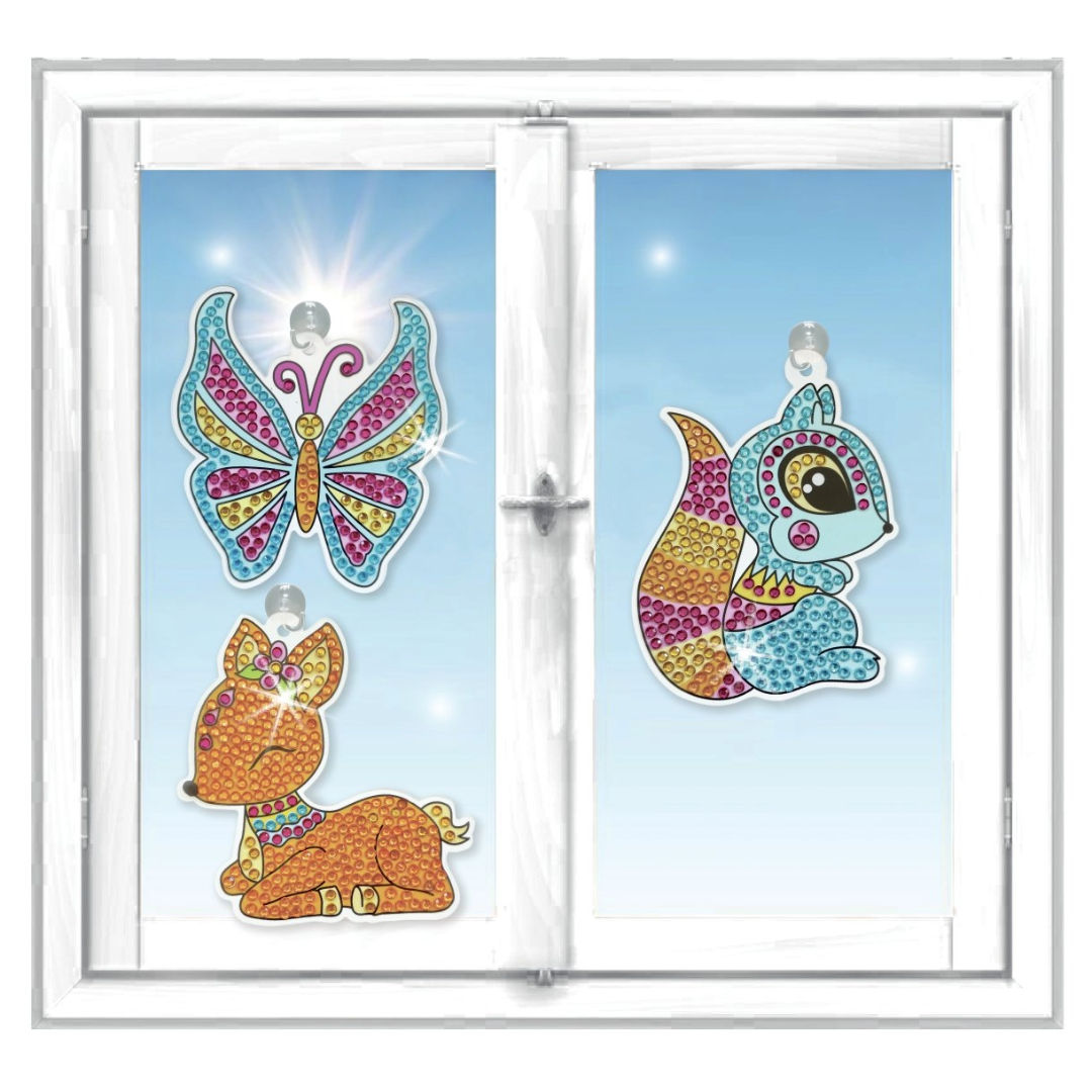 Box CanDIY Totally Woodlands Window Sun Catchers Craft Kit, 6+ years