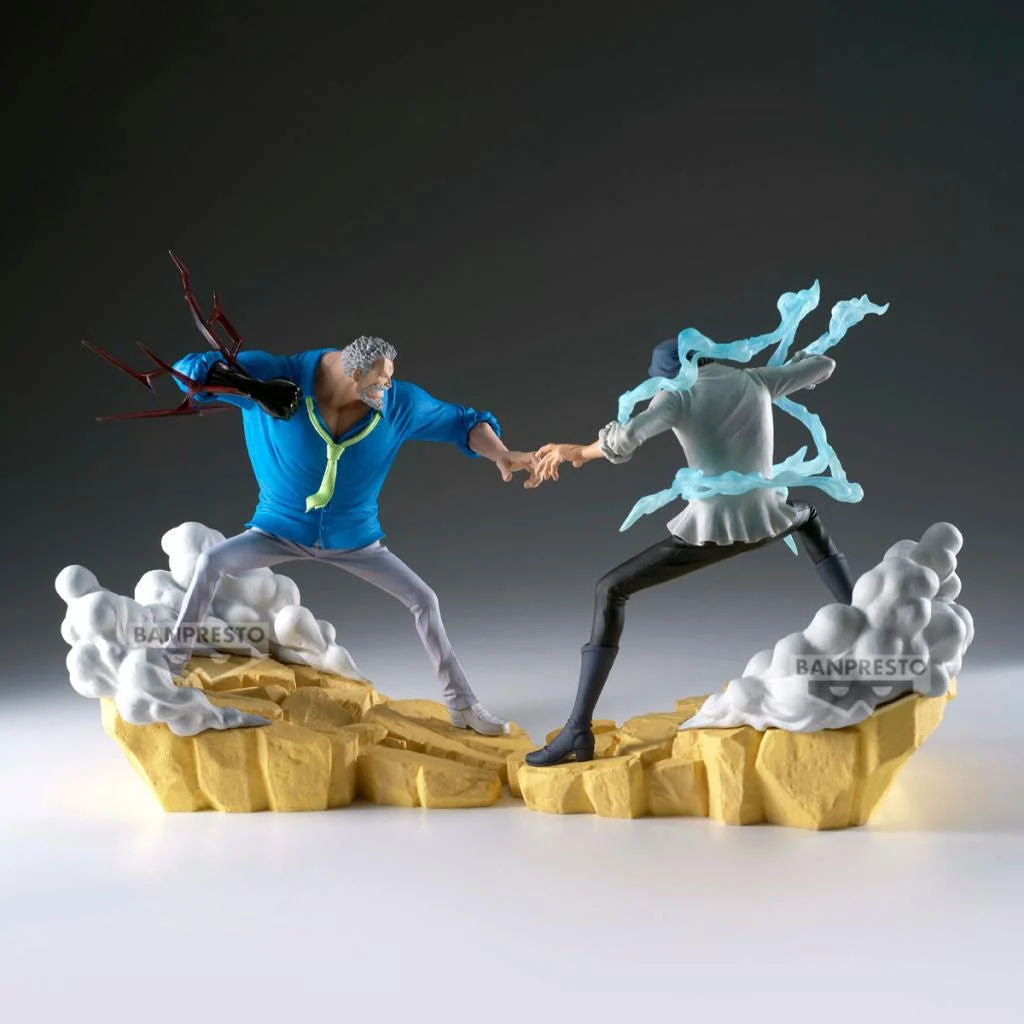 Banpresto Senkozekkei One Piece Monkey D. Garp Figure, 19cm