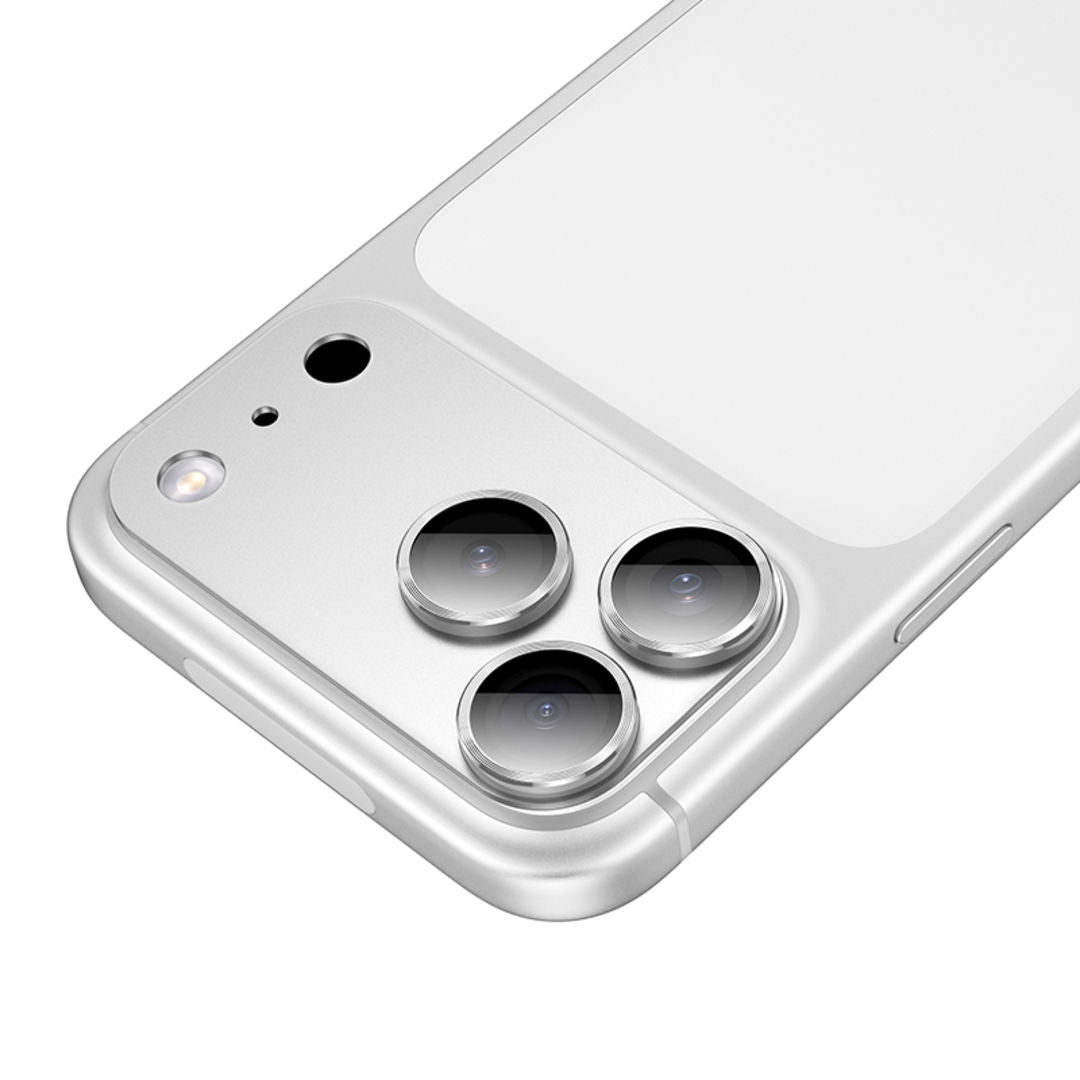 Hoco V16 Armor Metal Integrated Lens Glass for iPhone 18 Pro, 3D Full Coverage, Aluminum Alloy Protection