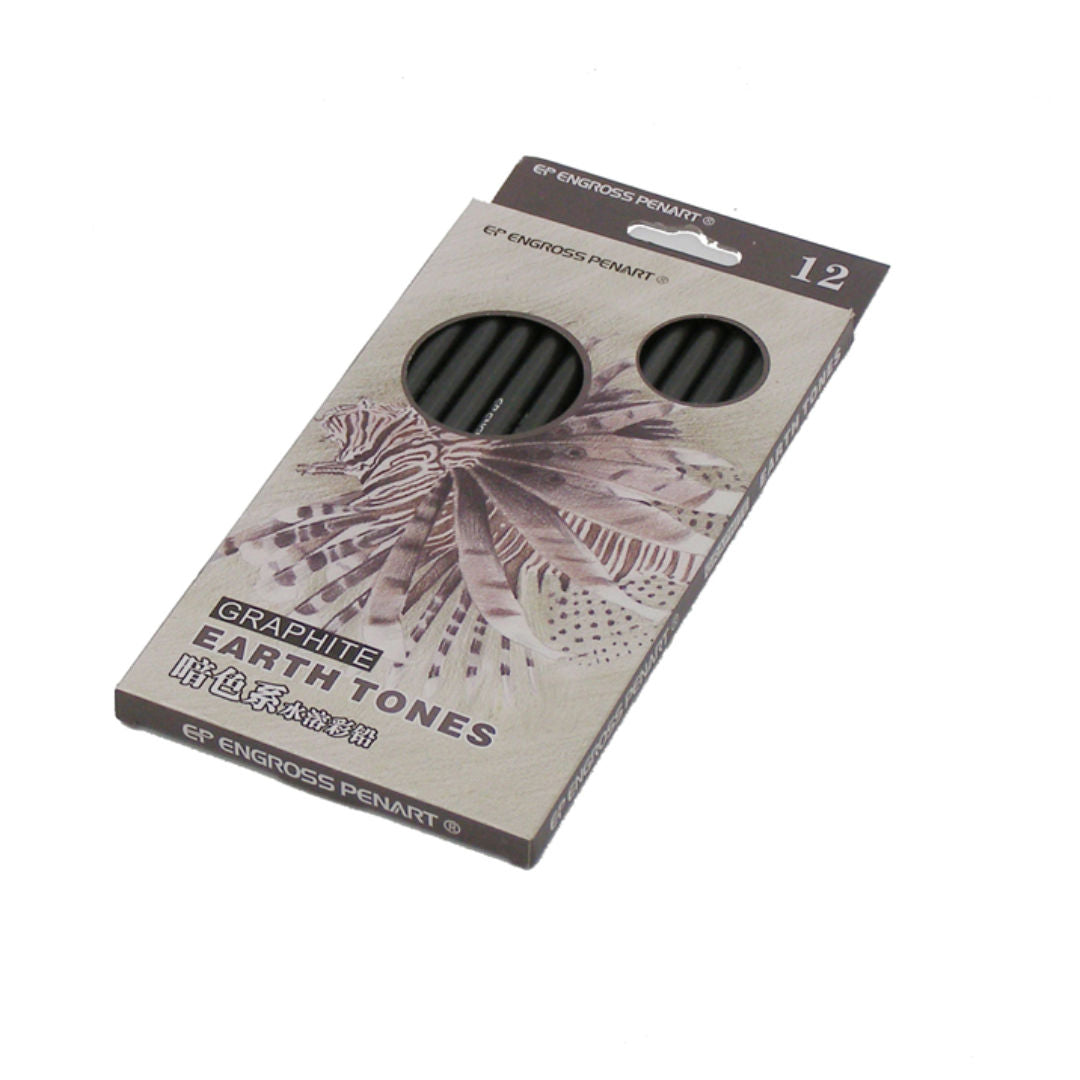 RSC Graphile Earth Tones Pencil, 12pcs