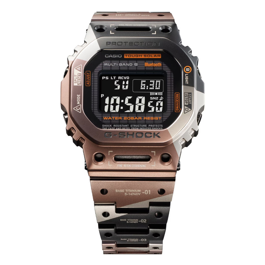 Casio G-SHOCK Titanium Digital Watch with Bluetooth & Tough Solar, GMW-B5000TVB-1D