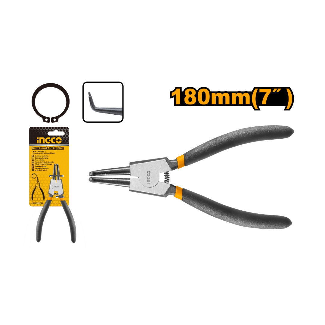 INGCO Circlip Plier, 7"