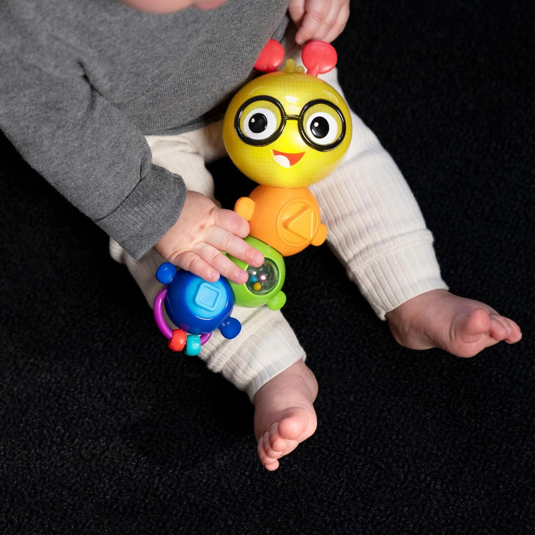 Baby Einstein Twist-a-Pal Cal Sensory Toy, with Music and Bead Chaser, 6 Months+