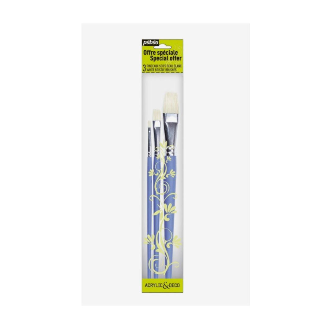 Pebeo Iris Brush Set, 3 pieces