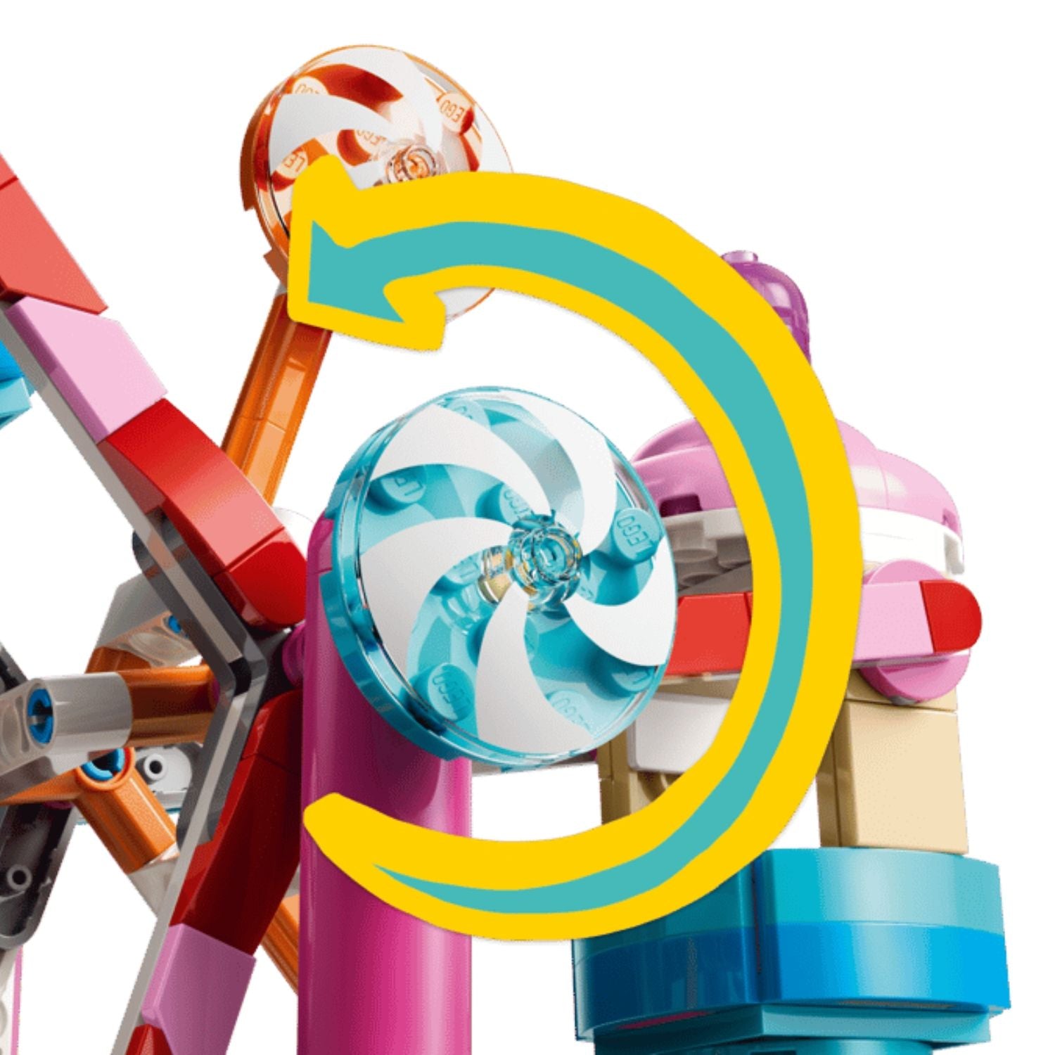 LEGO Friends 42700 Candy & Cupcake Ferris Wheel Building Toy Set, 602 Pieces for Boys and Girls Ages 7 Years and Above