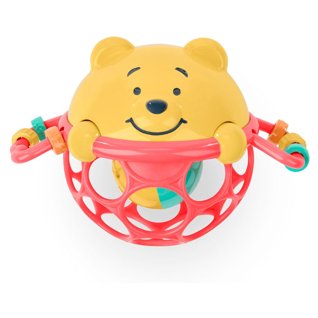 Bright Starts Disney Baby Winnie the Pooh Jingle & Shake Rattle Toy (15.06 x 11.89cm), 0M+