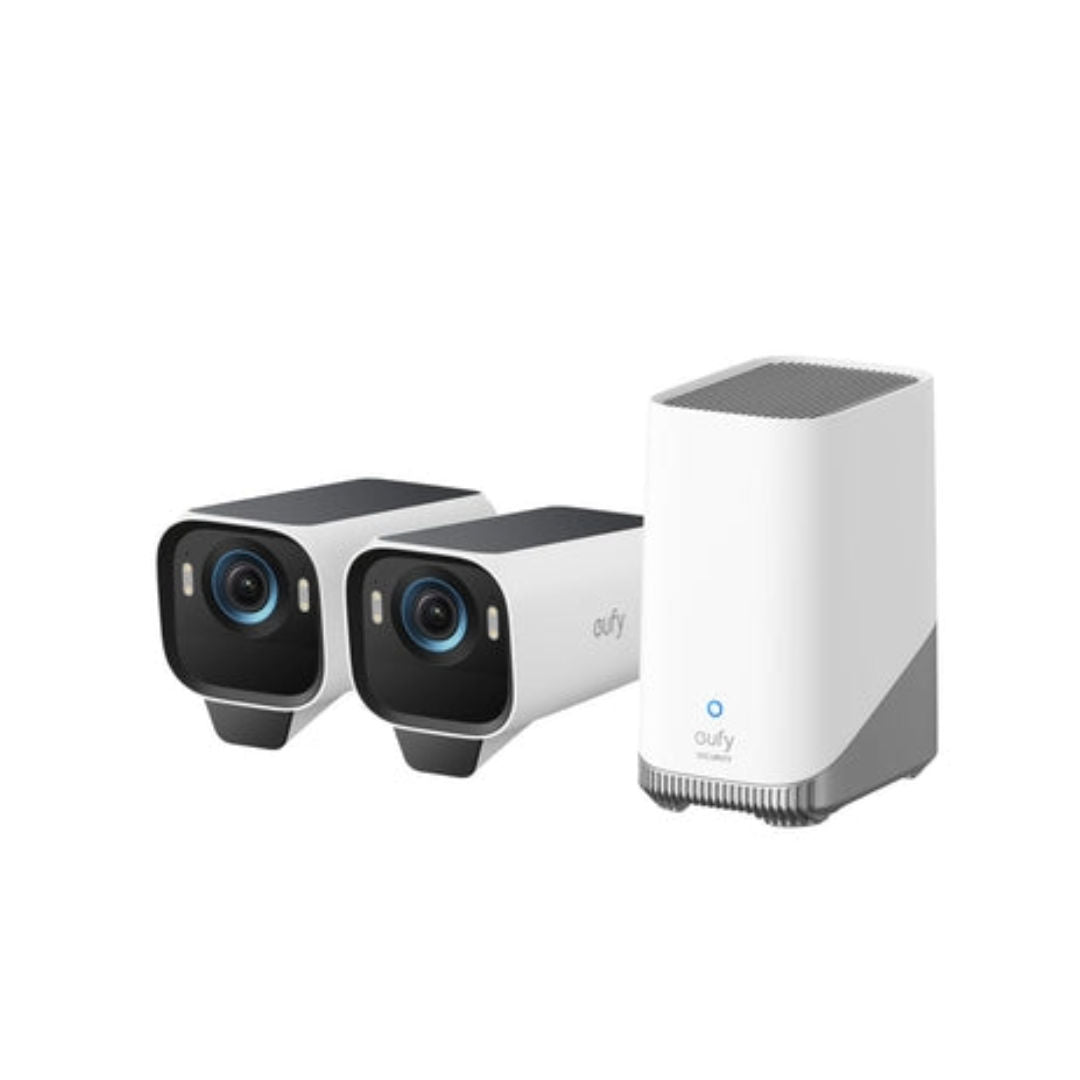 Anker Eufy S3 Pro 2-Cam Monitor Camera Suit, Black+White