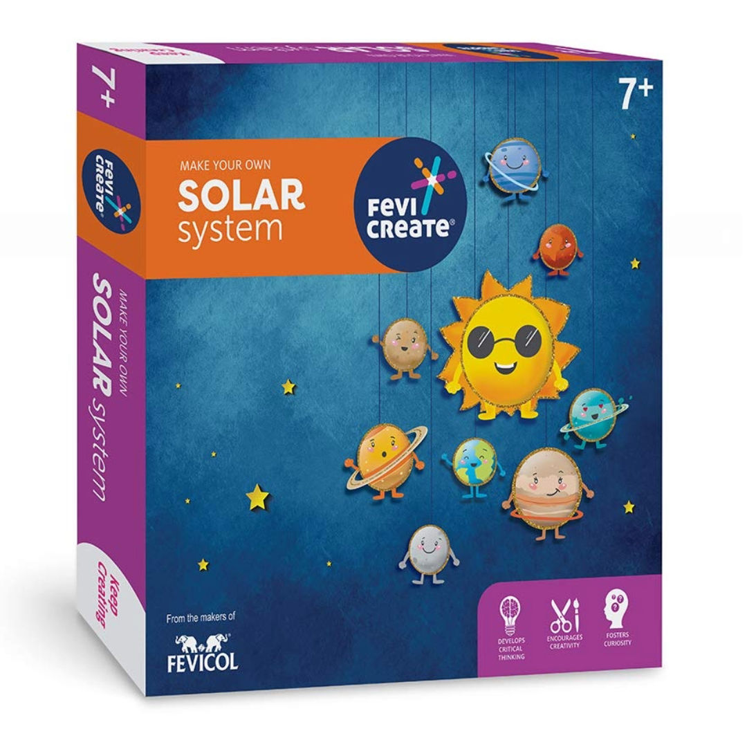 Pidilite Fevicol, Fevicreate DIY Solar System Kit, Make Your Own 3D Solar System Model