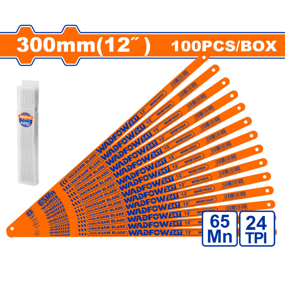 WADFOW Hacksaw Blade Set, 65Mn Steel