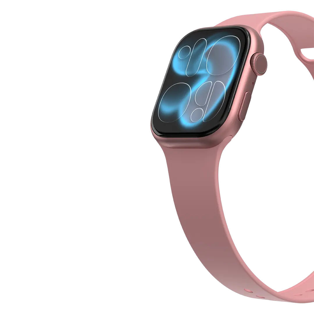 Porodo AeroFit II 2.01inch Display Smart Watch, Rose Gold