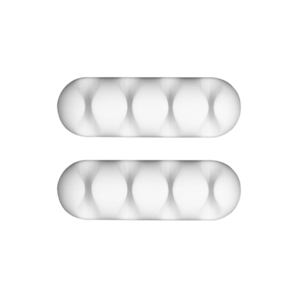 Blupebble Anchor Four Cable Manager, 3M Adhesive
