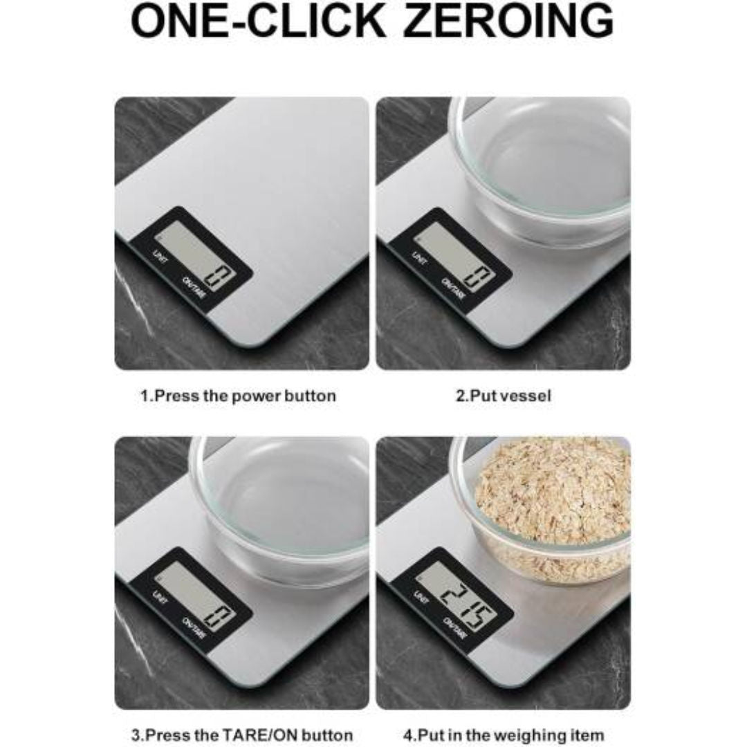 EPICARMA Digital Kitchen Scale, Gray