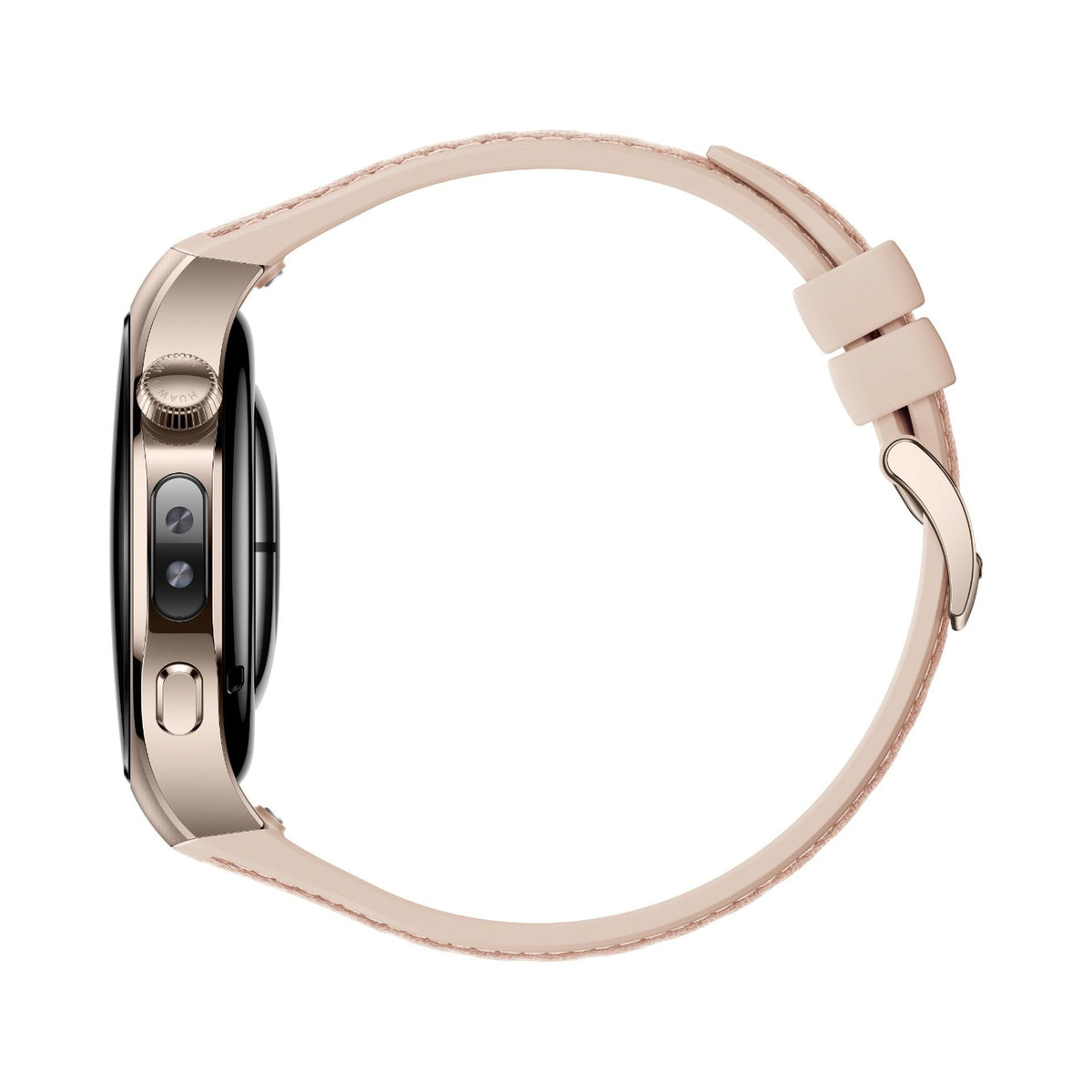 Huawei Smart Watch 5 42mm SOC-AL00, Sand Gold Stainless Steel Case with Beige Strap