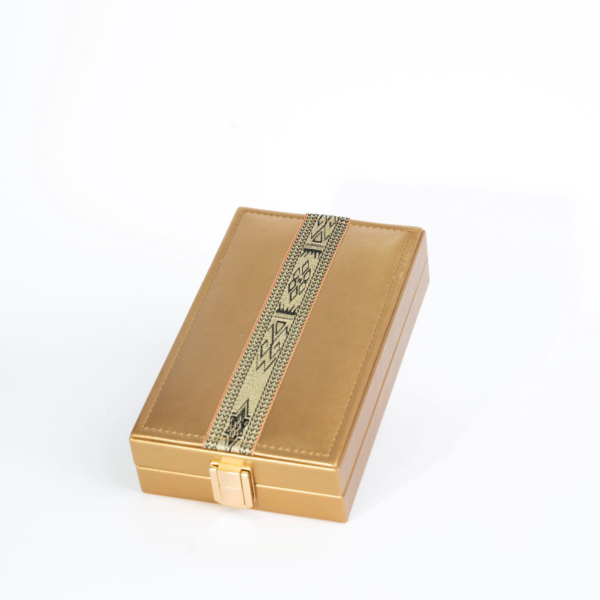 Keychain & Cufflinks Gift Set, Gold & Silver Finish, Assorted Colors