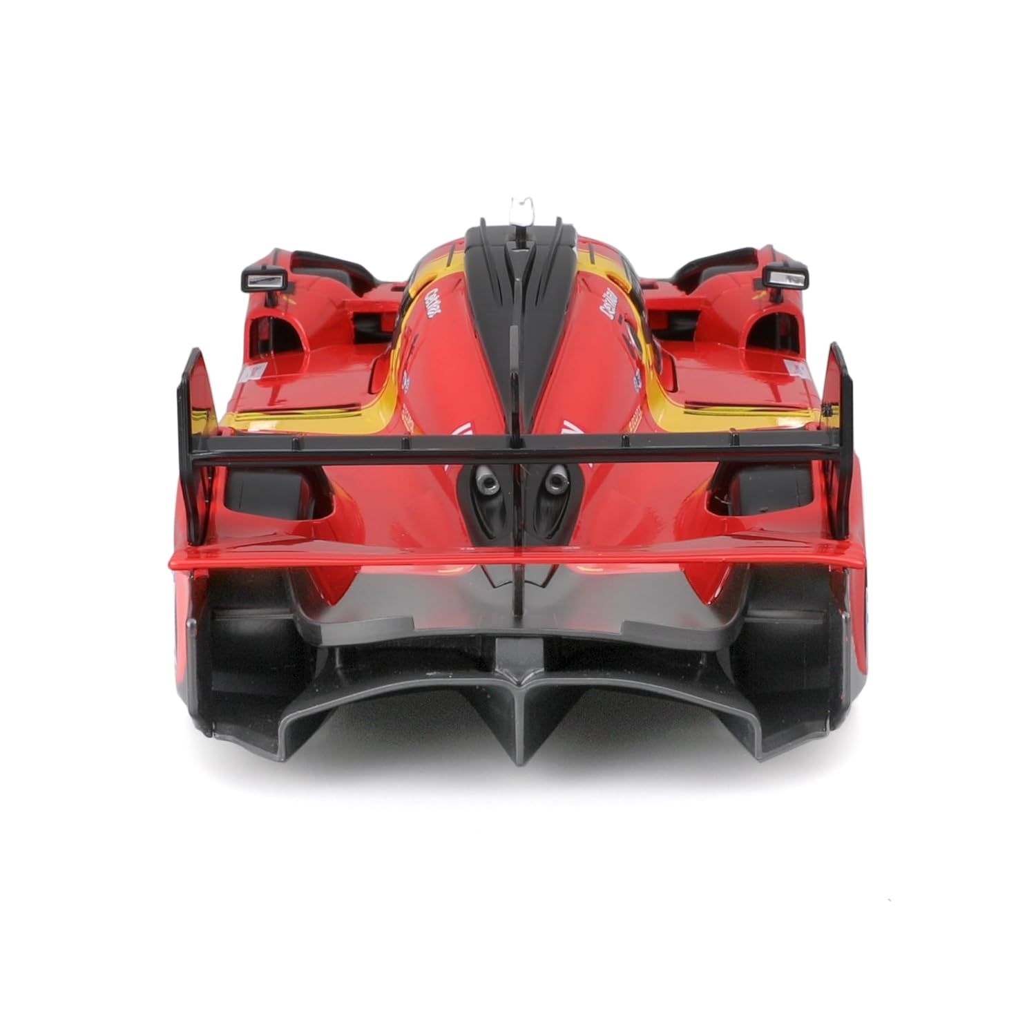 Bburago 24h LeMans 2023, Ferrari 499P Racing, Die-Cast Metal Car Kit, Red, 34 Pieces, 1:24