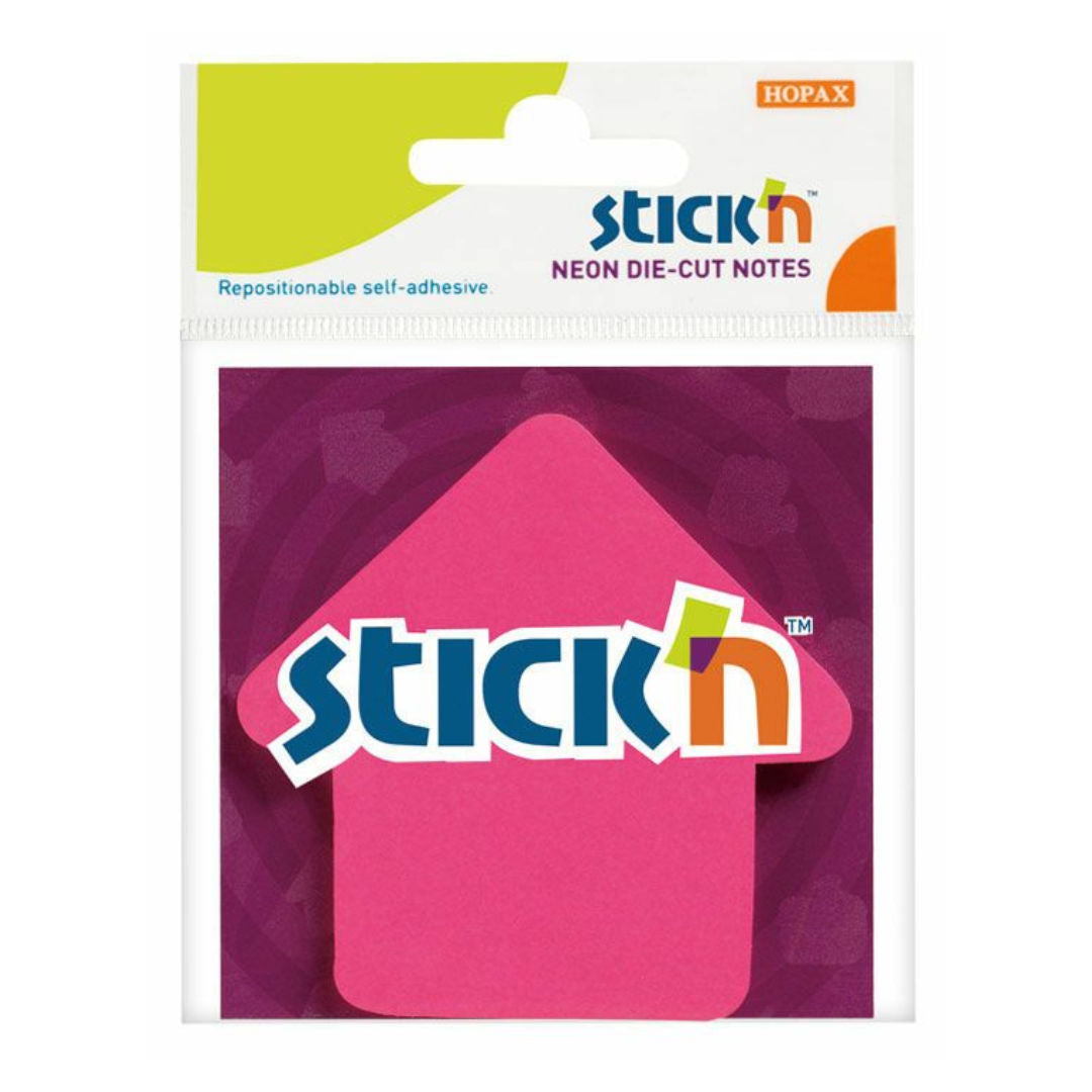 Stick’n Die-Cut Pad, Neon Arrow, 50 Sheets, 21181