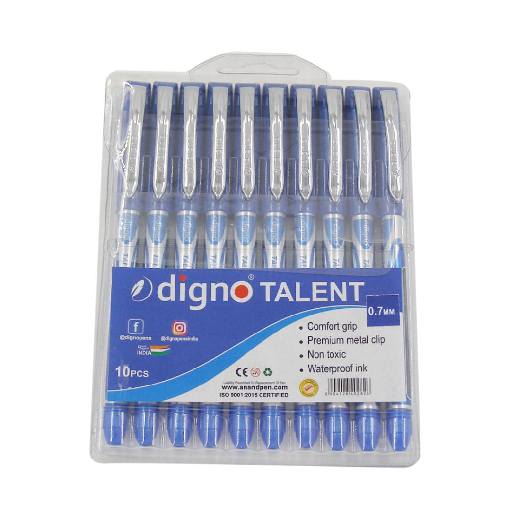 Digno Ball Point Pen Smooth Writing, Pack of 10