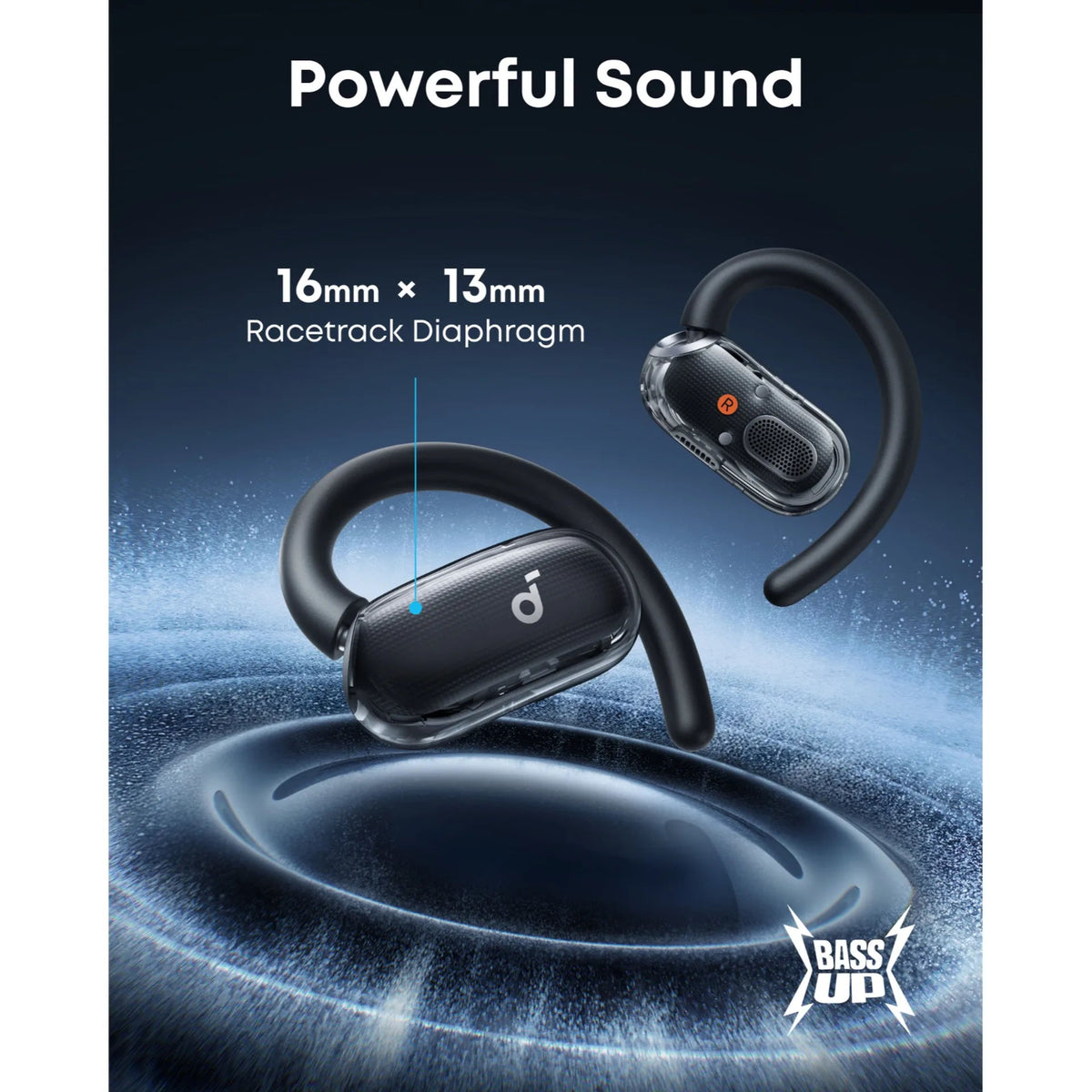Anker Soundcore V40i Open-Ear Wireless Earbuds with Adjustable Hooks & AI Calls