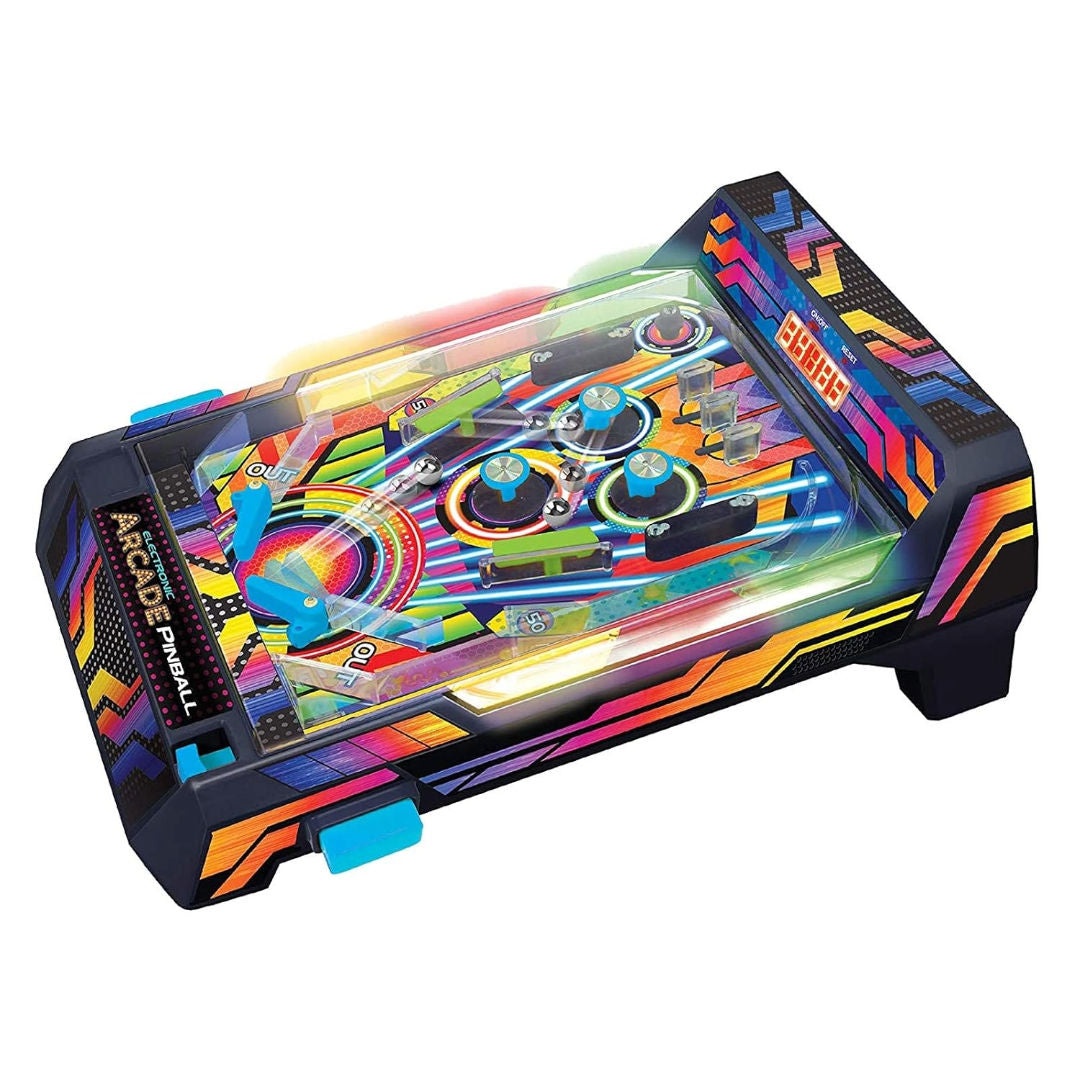 Ambassador Neon Series Electronic Arcade Pinball Game, 6+ Years