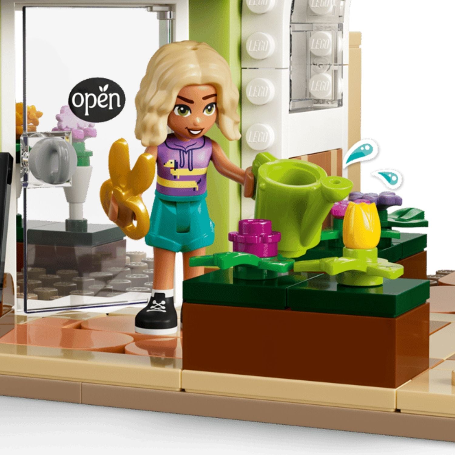 LEGO Friends 42693 Creative Flower Shop Building Toy Set, 377 Pieces for Girls Ages 6 Years and Above