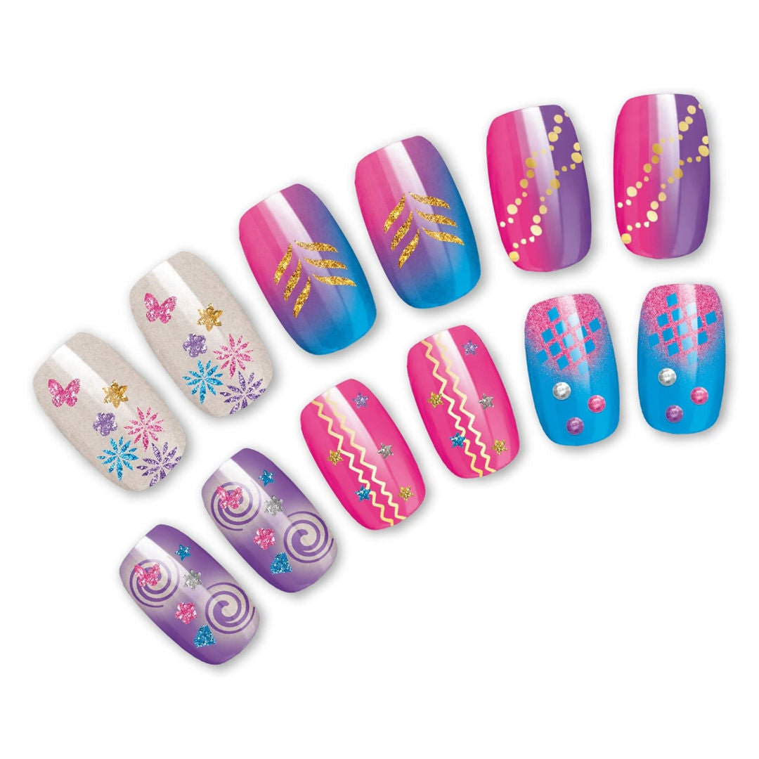 Cra-Z-Art Sparkle Glitter & Shimmer Airbrush Designer Nail Art Set, Children Ages 8+